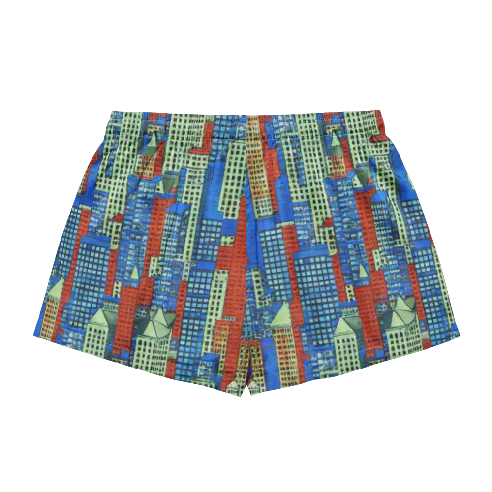 Vermilion Heights on Women's Pajama Shorts — Back