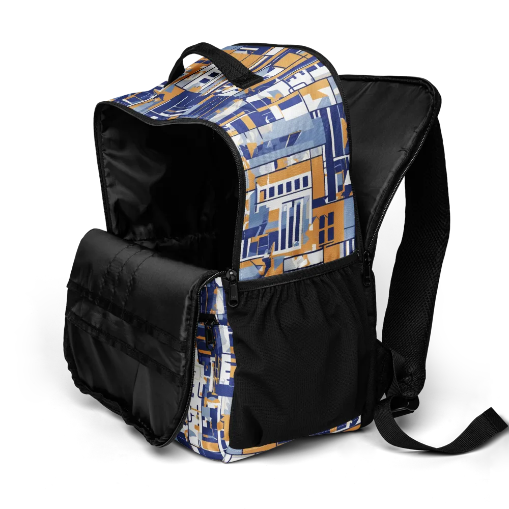Blueprint Mosaic on Utility Backpack — Product details 2