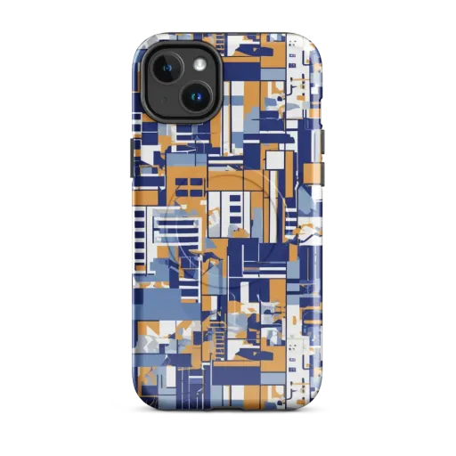 Blueprint Mosaic on a MagSafe Tough Case for iPhone®