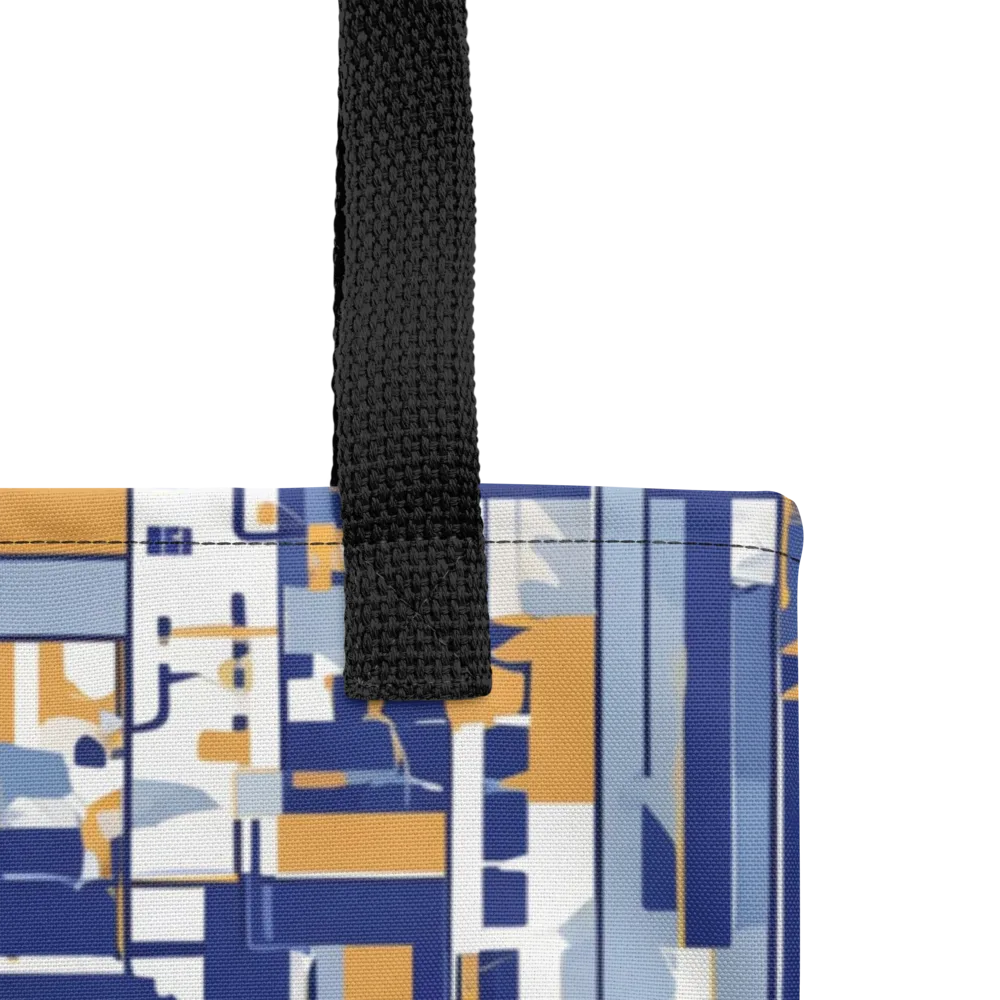 Blueprint Mosaic on Tote Bag — Product details