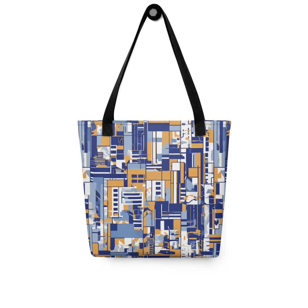 Blueprint Mosaic on Tote Bag — Front