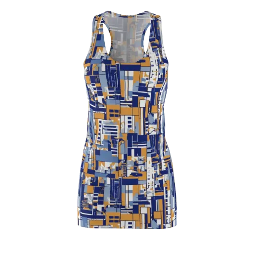 Blueprint Mosaic on a Racerback Dress