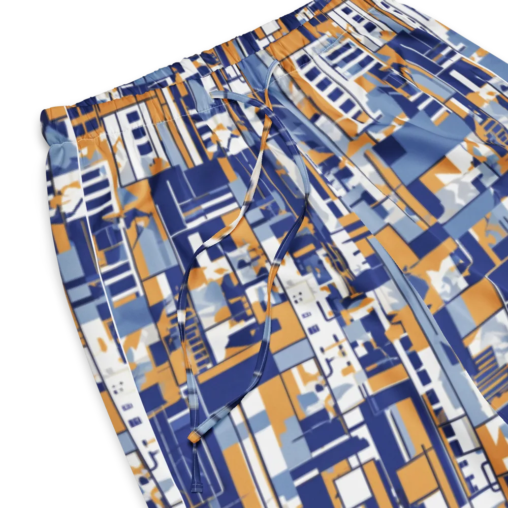 Blueprint Mosaic on Women's Pajama Pants — Product details