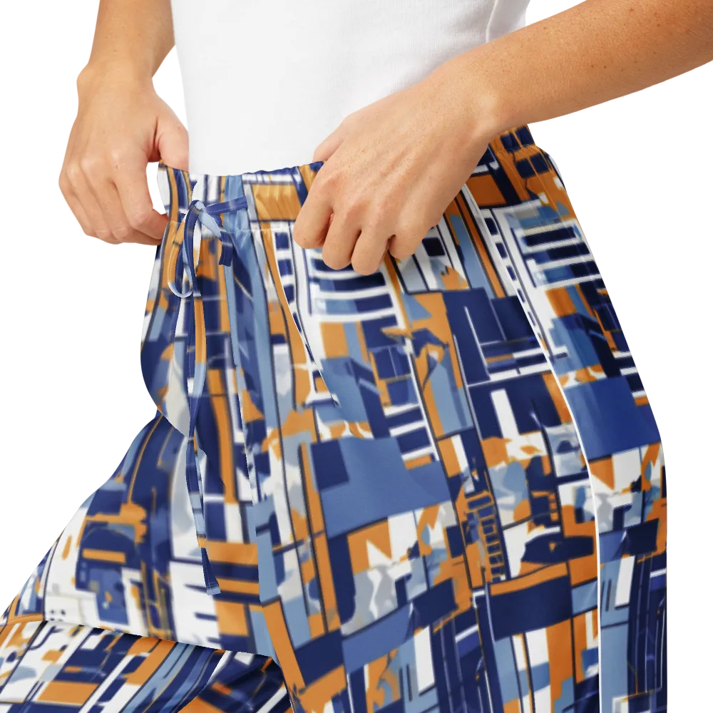 Blueprint Mosaic on Women's Pajama Pants — Product details