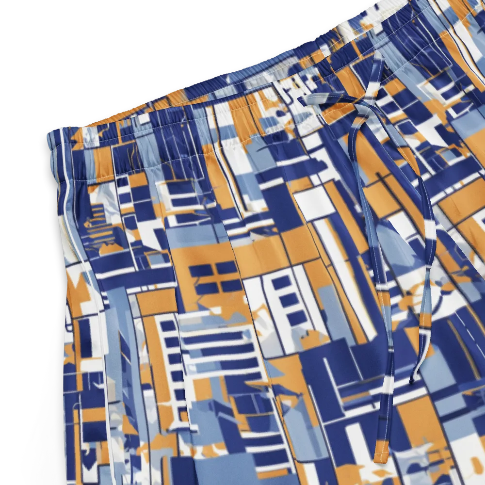 Blueprint Mosaic on Women's Pajama Shorts — Product details
