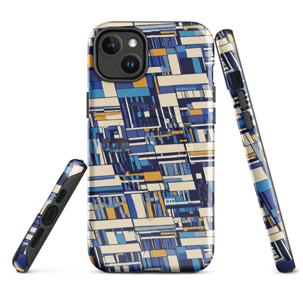 Saffron Blueprint on MagSafe Tough Case for iPhone® — Front