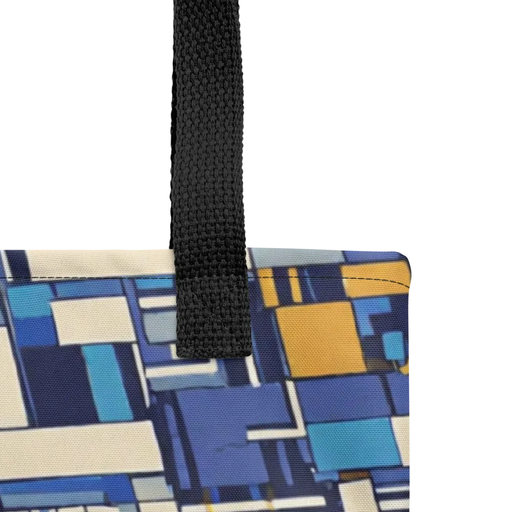Saffron Blueprint on Tote Bag — Product details