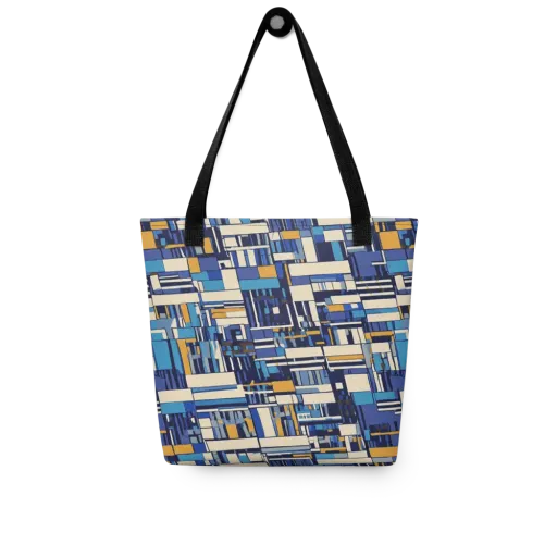 Saffron Blueprint on a Tote Bag