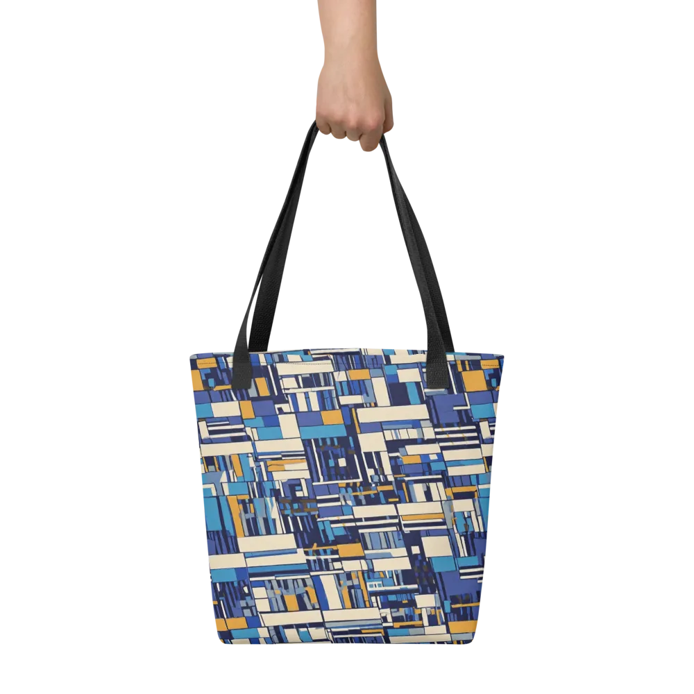 Saffron Blueprint on Tote Bag — Front