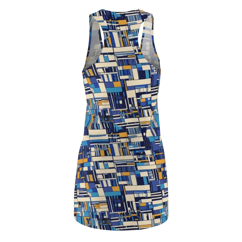 Saffron Blueprint on Racerback Dress — Back