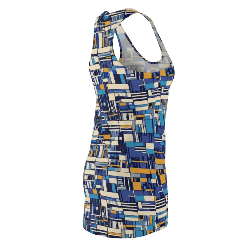 Saffron Blueprint on Racerback Dress — Back Side