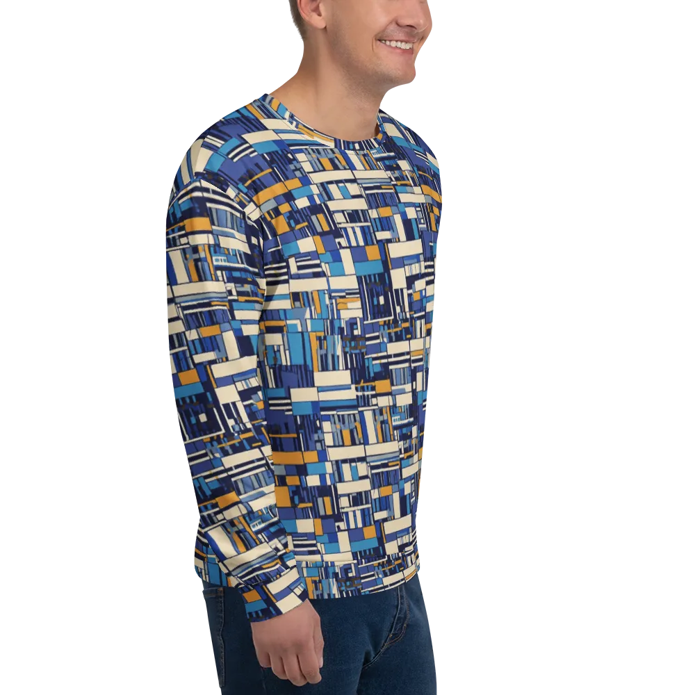 Saffron Blueprint on Sweatshirt — Right Front