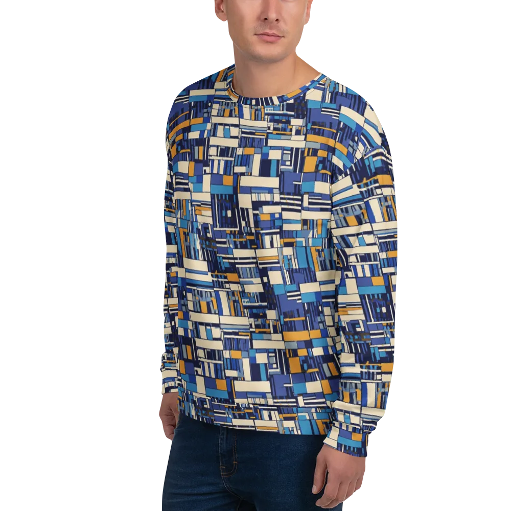 Saffron Blueprint on Sweatshirt — Left Front