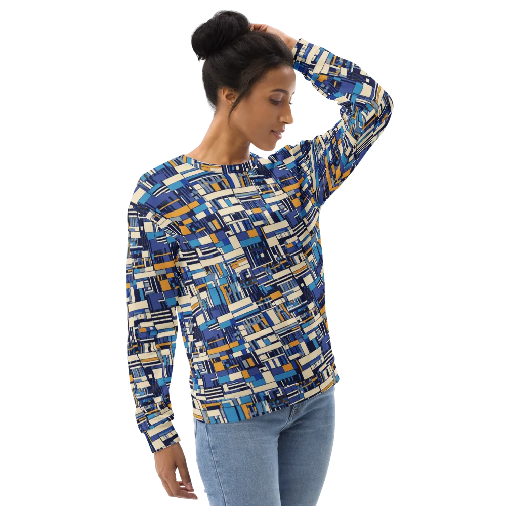 Saffron Blueprint on Sweatshirt — Right Front