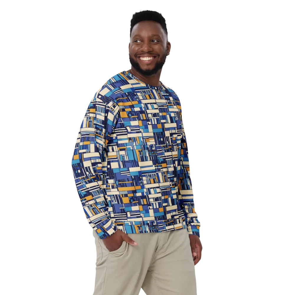 Saffron Blueprint on Sweatshirt — Front