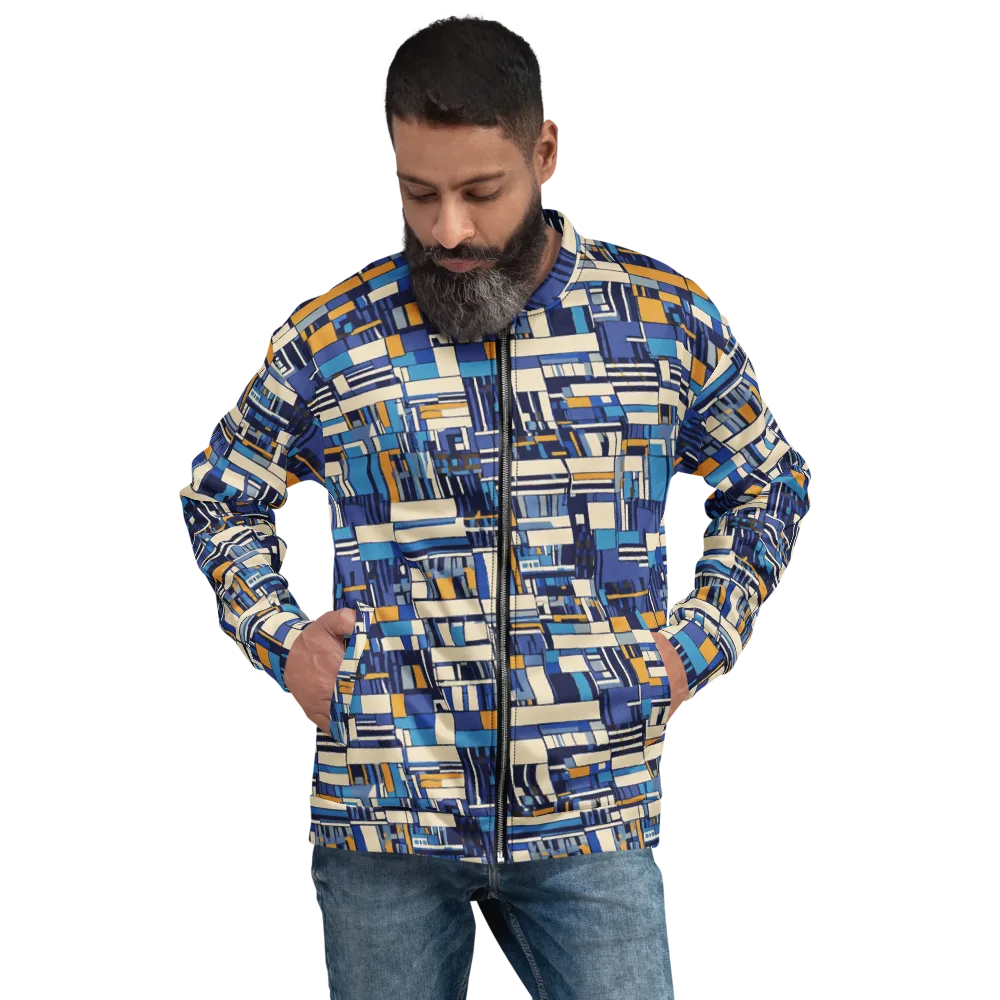 Saffron Blueprint on Bomber Jacket — Front