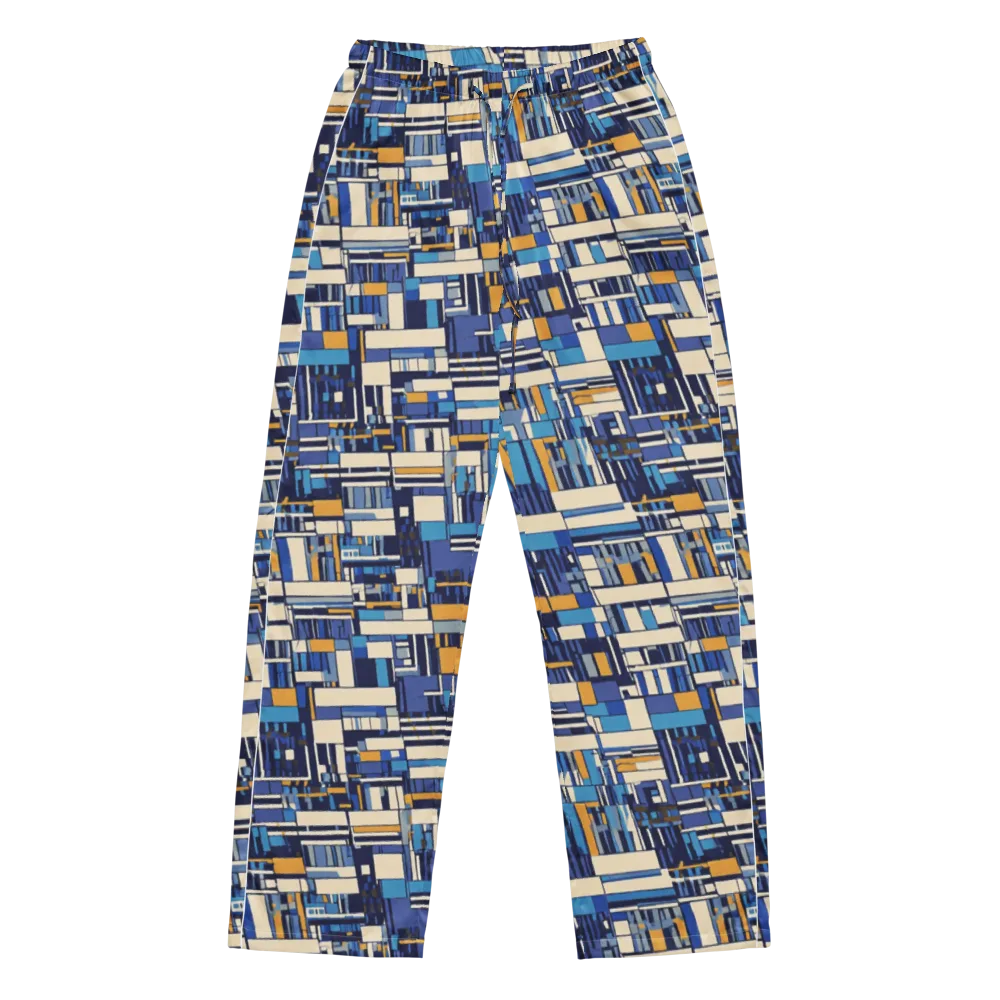 Saffron Blueprint on Women's Pajama Pants — Front
