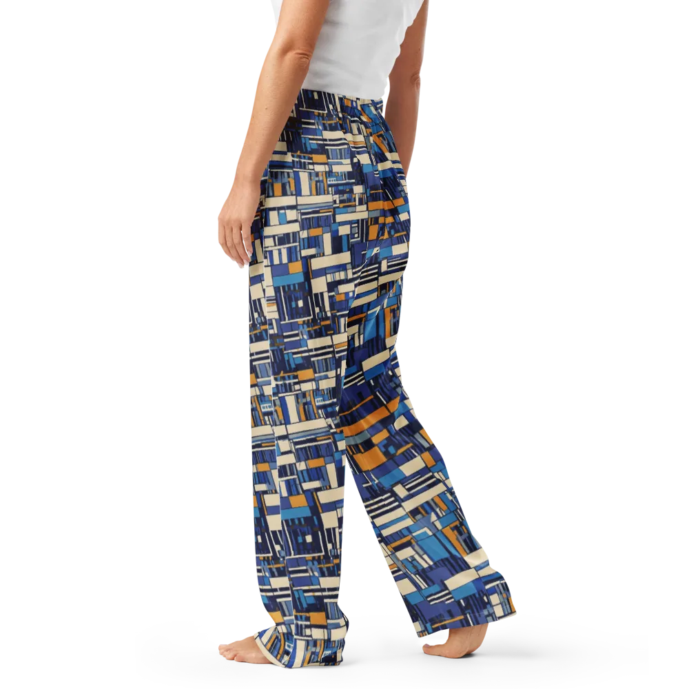 Saffron Blueprint on Women's Pajama Pants — Left