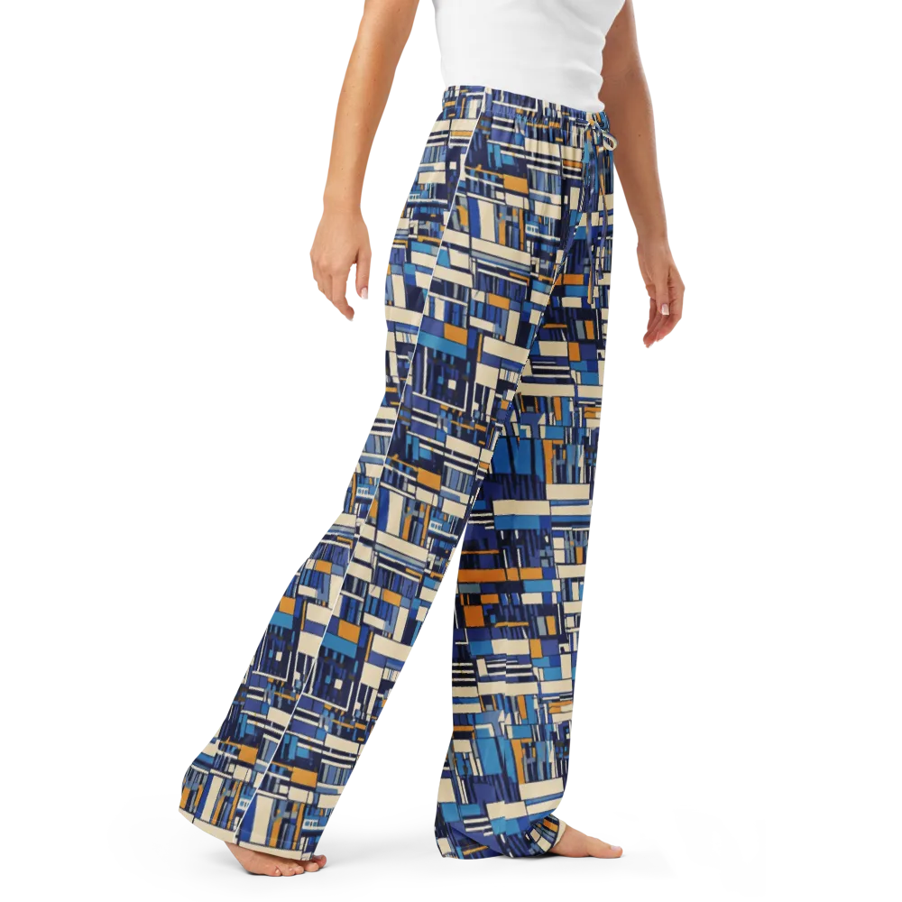 Saffron Blueprint on Women's Pajama Pants — Right Front