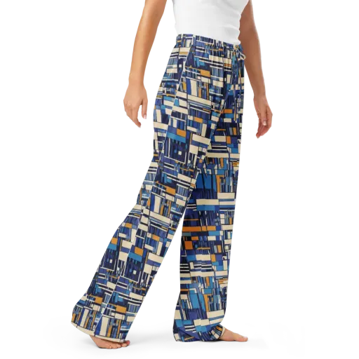Saffron Blueprint on a Women's Pajama Pants