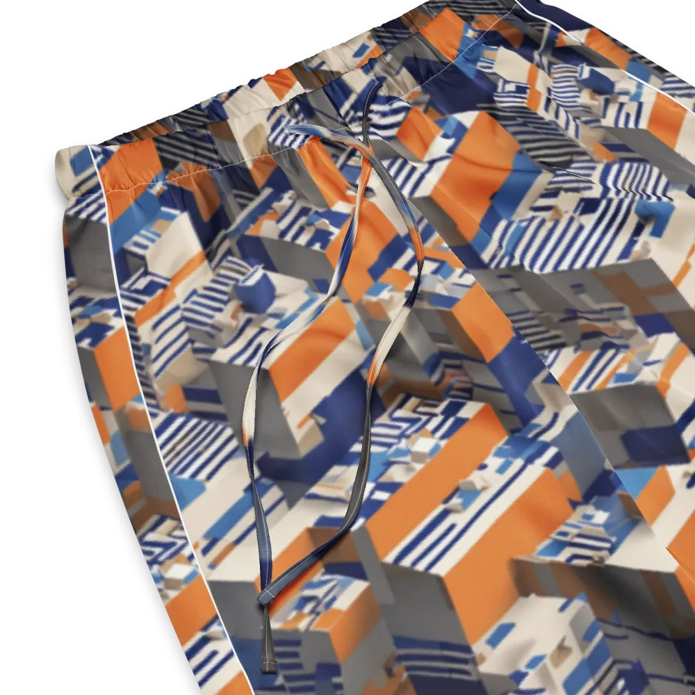 Cobalt Blocks on Women's Pajama Pants — Product details