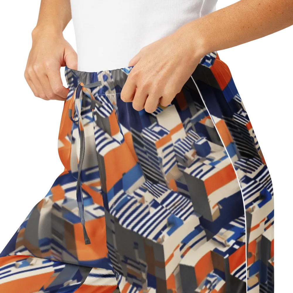 Cobalt Blocks on Women's Pajama Pants — Product details