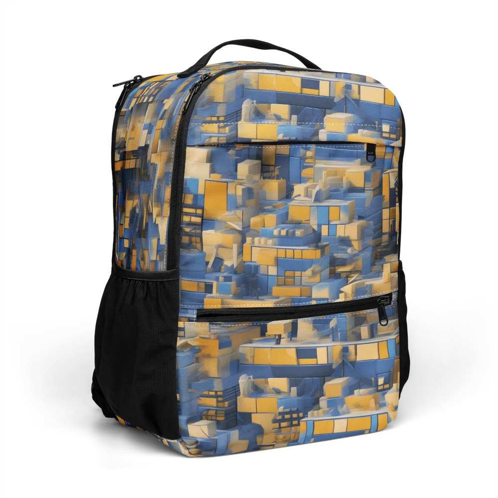 Cobalt Solarium on Utility Backpack — Right Front