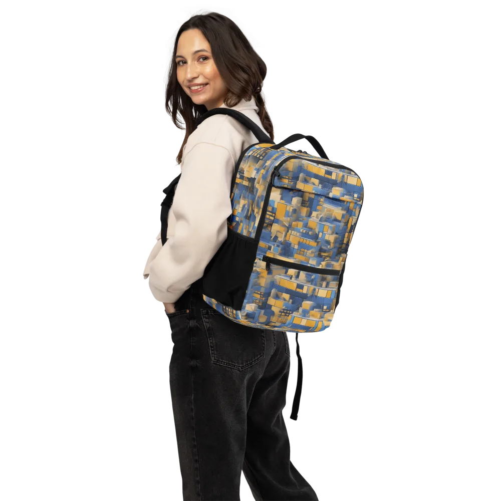 Cobalt Solarium on Utility Backpack — Back