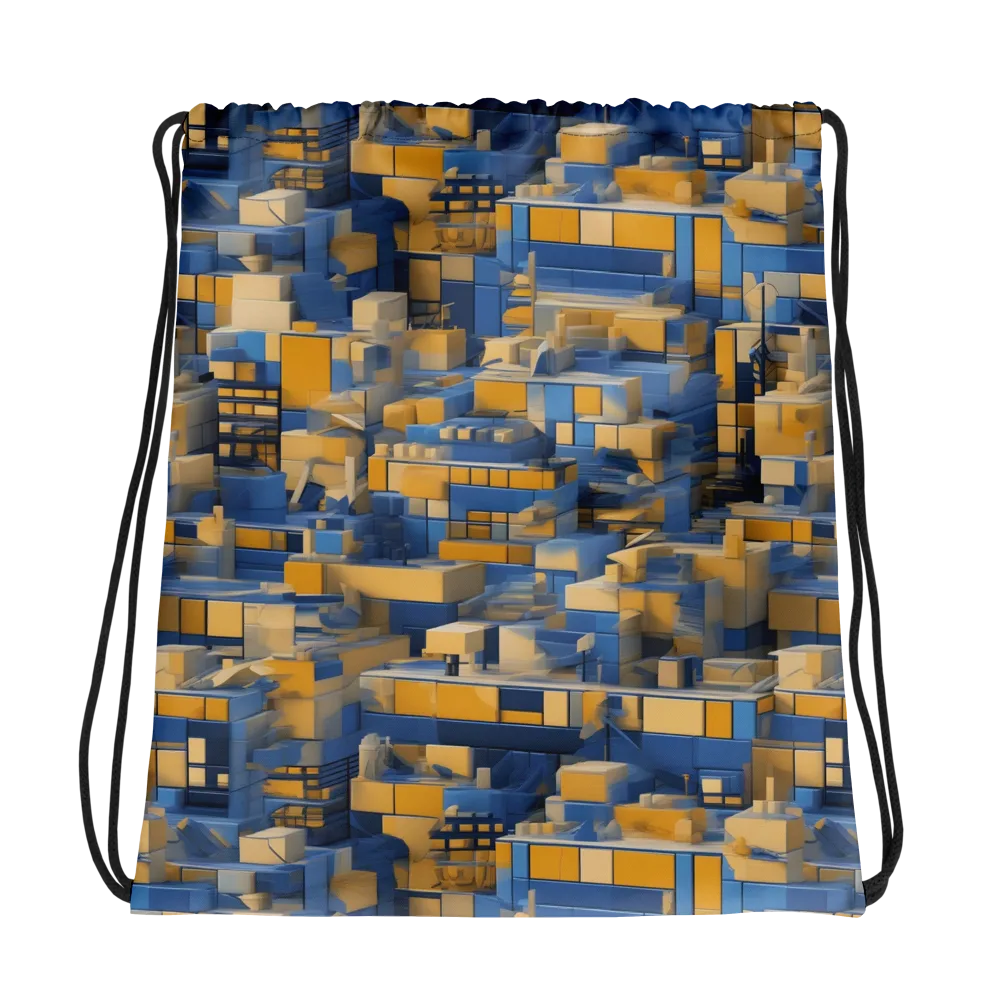 Cobalt Solarium on Drawstring Bag — Photo