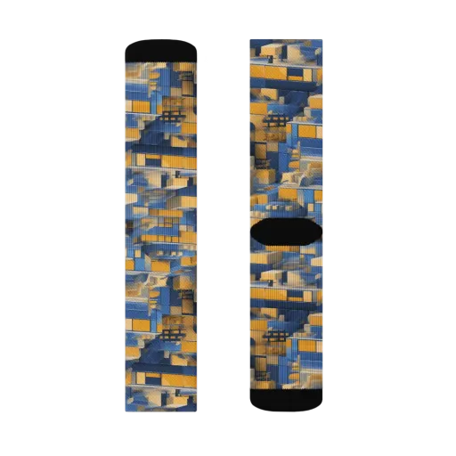 Cobalt Solarium on a Socks