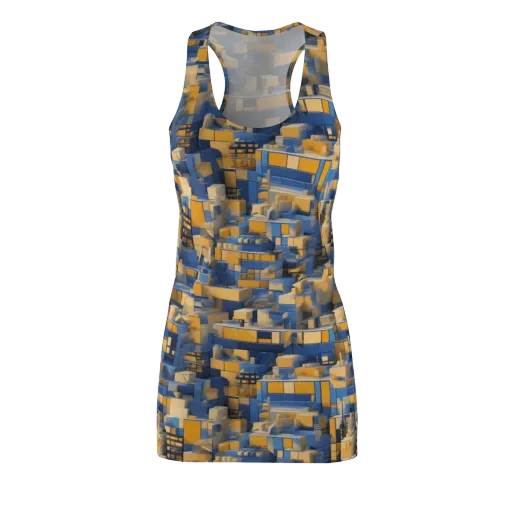 Cobalt Solarium on a Racerback Dress