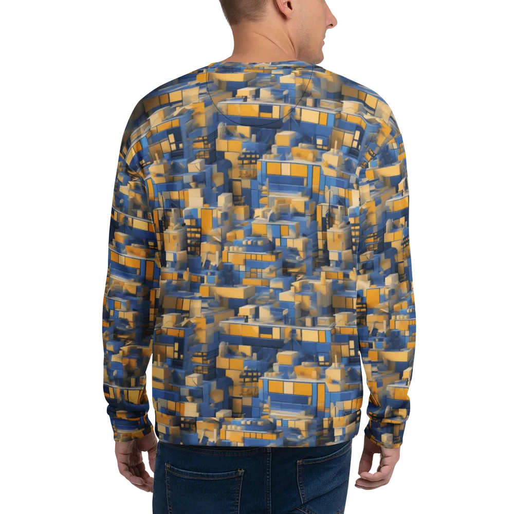 Cobalt Solarium on Sweatshirt — Back