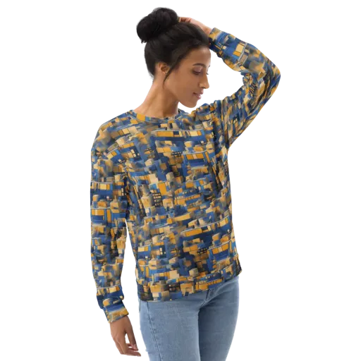 Cobalt Solarium on a Sweatshirt