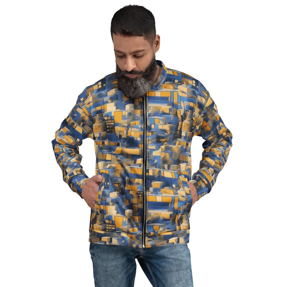 Cobalt Solarium on Bomber Jacket — Front
