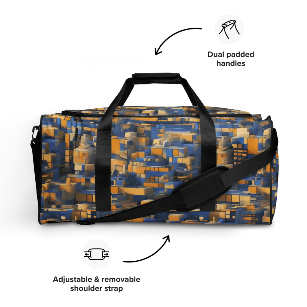 Cobalt Solarium on Duffle Bag — Front