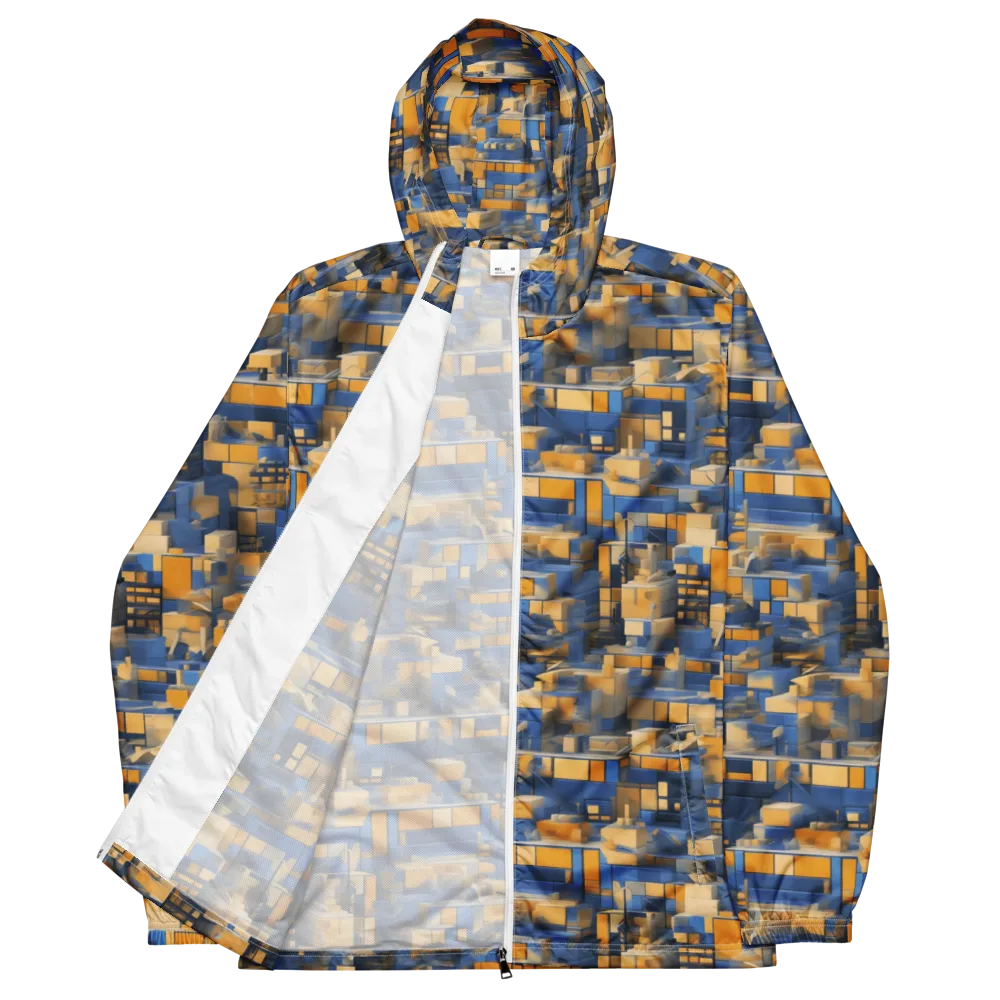 Cobalt Solarium on Men's Windbreaker — Front