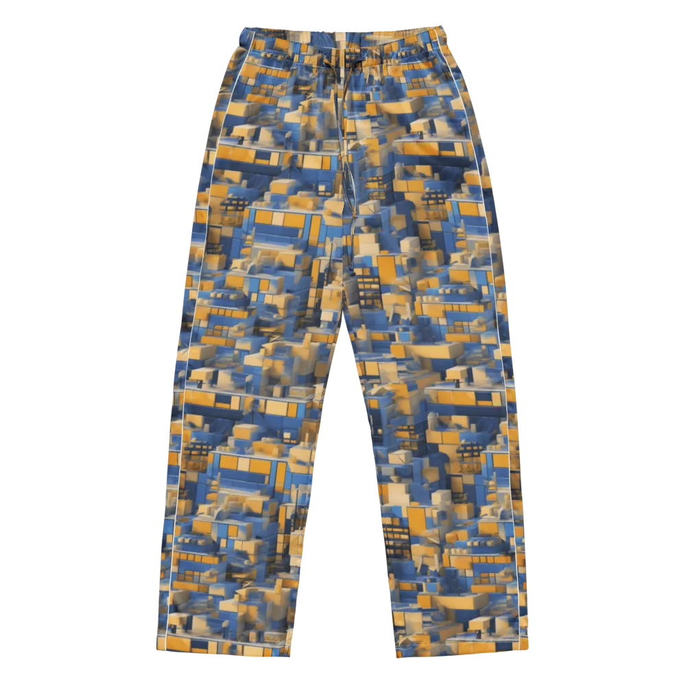Cobalt Solarium on Women's Pajama Pants — Front