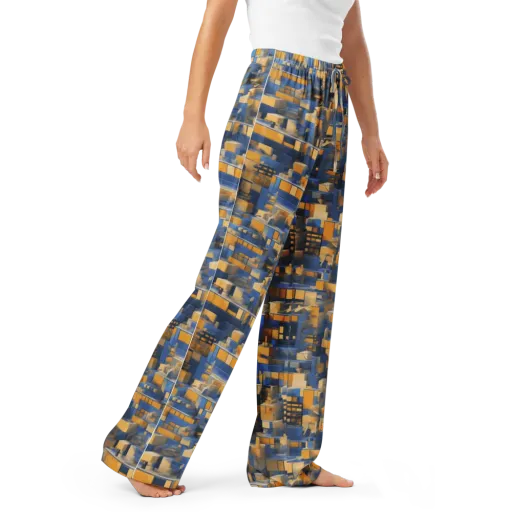 Cobalt Solarium on a Women's Pajama Pants