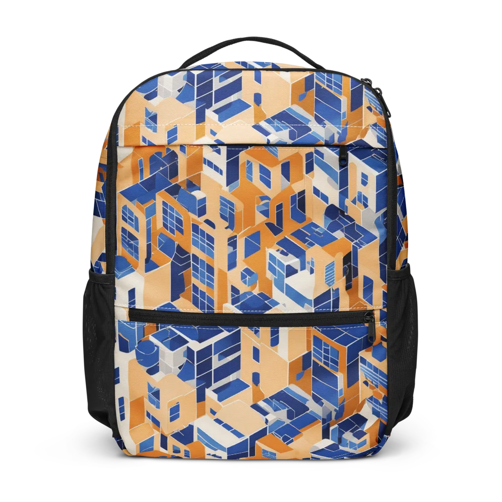 Azure Blocks on Utility Backpack — Front