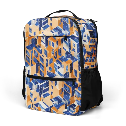 Azure Blocks on a Utility Backpack