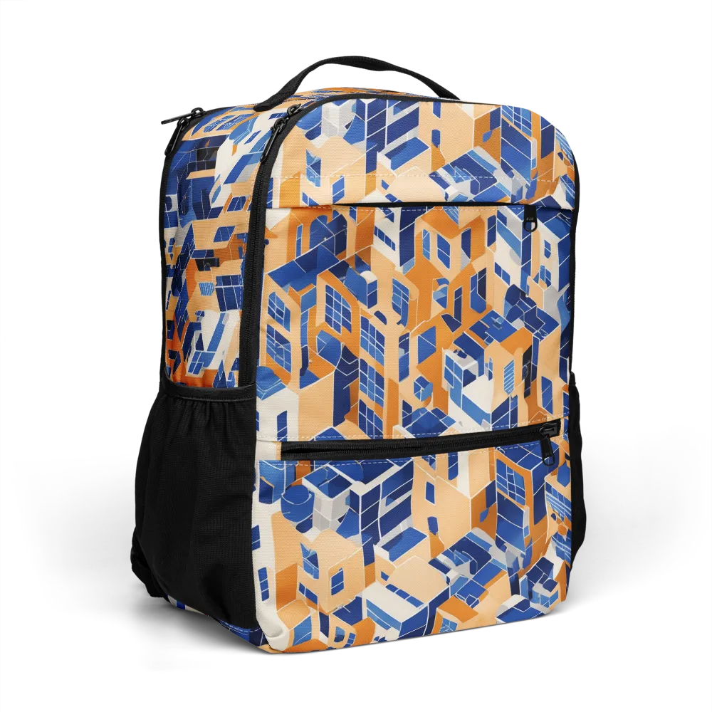 Azure Blocks on Utility Backpack — Right Front