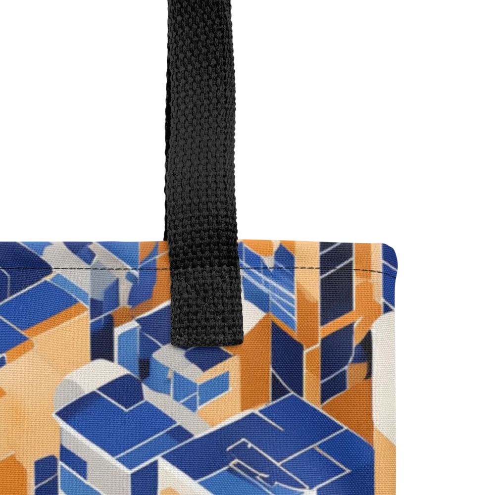 Azure Blocks on Tote Bag — Product details