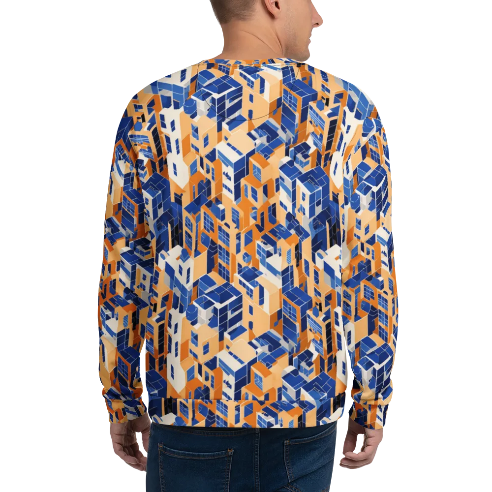 Azure Blocks on Sweatshirt — Back