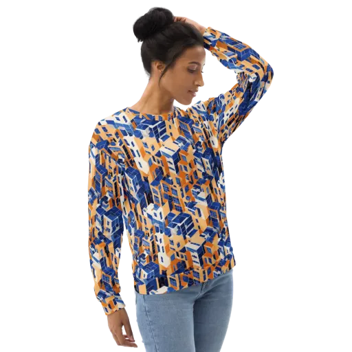 Azure Blocks on a Sweatshirt