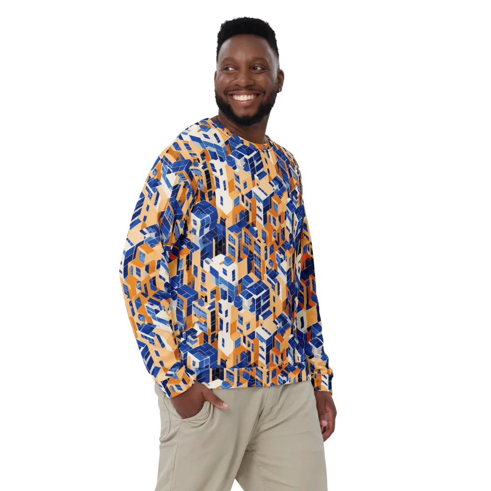 Azure Blocks on Sweatshirt — Front