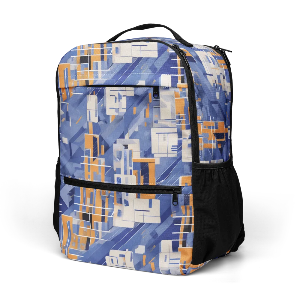 Azure Gridscape on Utility Backpack — Left Front