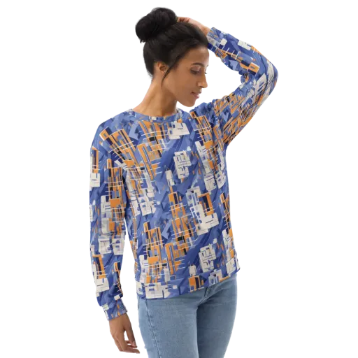 Azure Gridscape on a Sweatshirt
