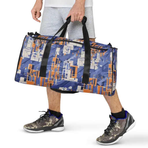 Azure Gridscape on a Duffle Bag
