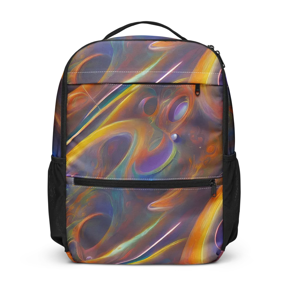 Pre-Raphaelite Ripple on Utility Backpack — Front