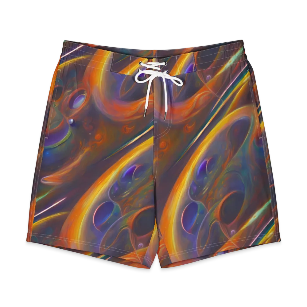 Pre-Raphaelite Ripple on Men's Board Shorts — Front